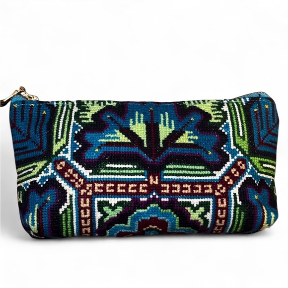 JADETRIBE- Eliz Embroidered Neon Puka Small Clutch- multicolored - Picture 2 of 11